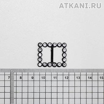 Пряжка 1071 2см со стразами